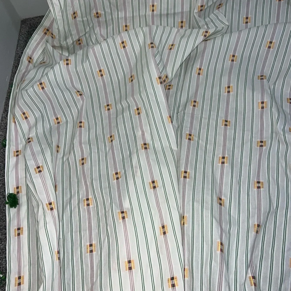 Anthropologie Nera Woven Tasseled Curtain one panel